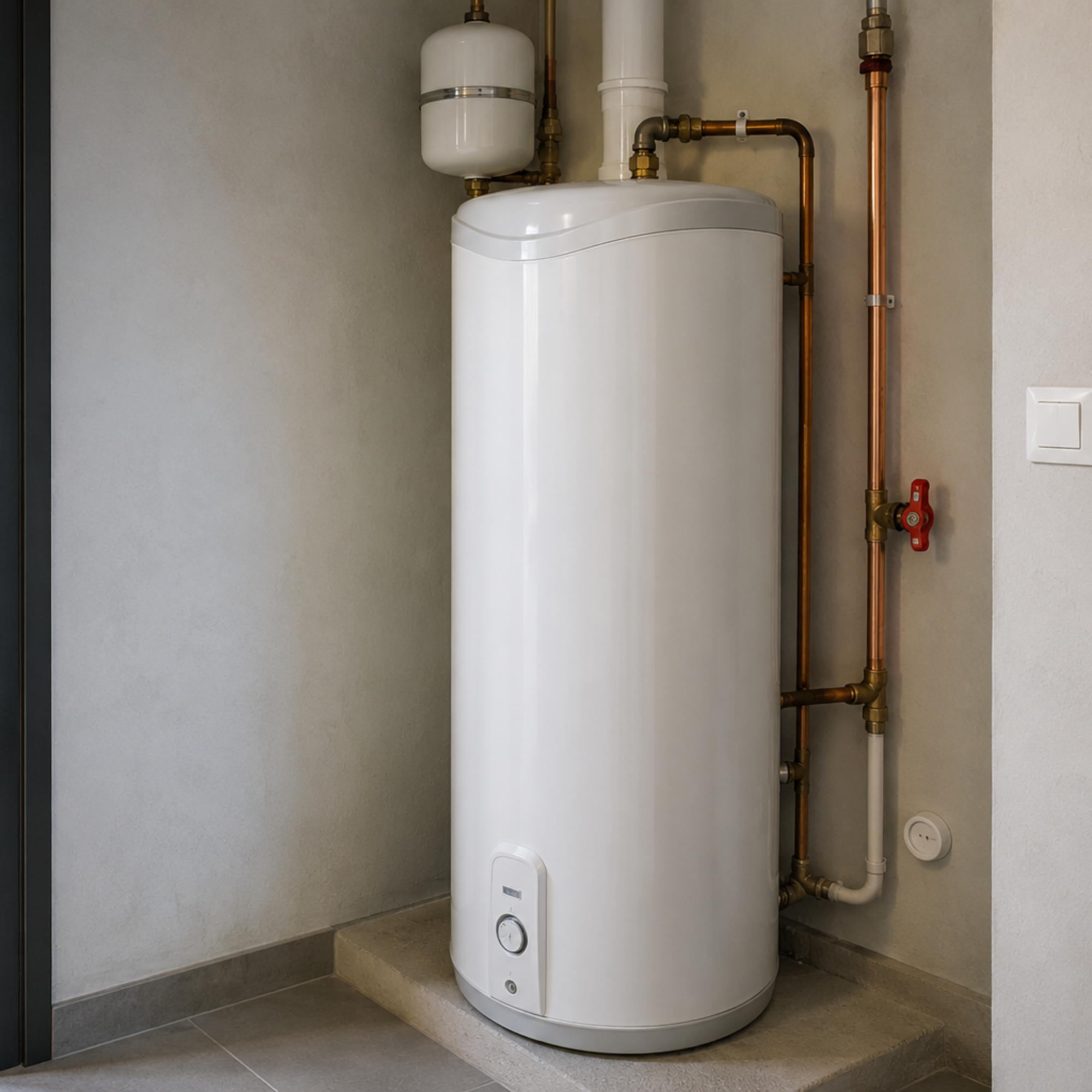 Installation de chauffe-eau et ballon d'eau chaude
